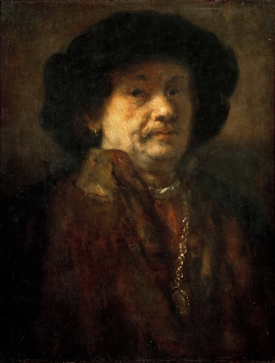 Porträt von Rembrandt van Rijn von Rembrandt van Rijn