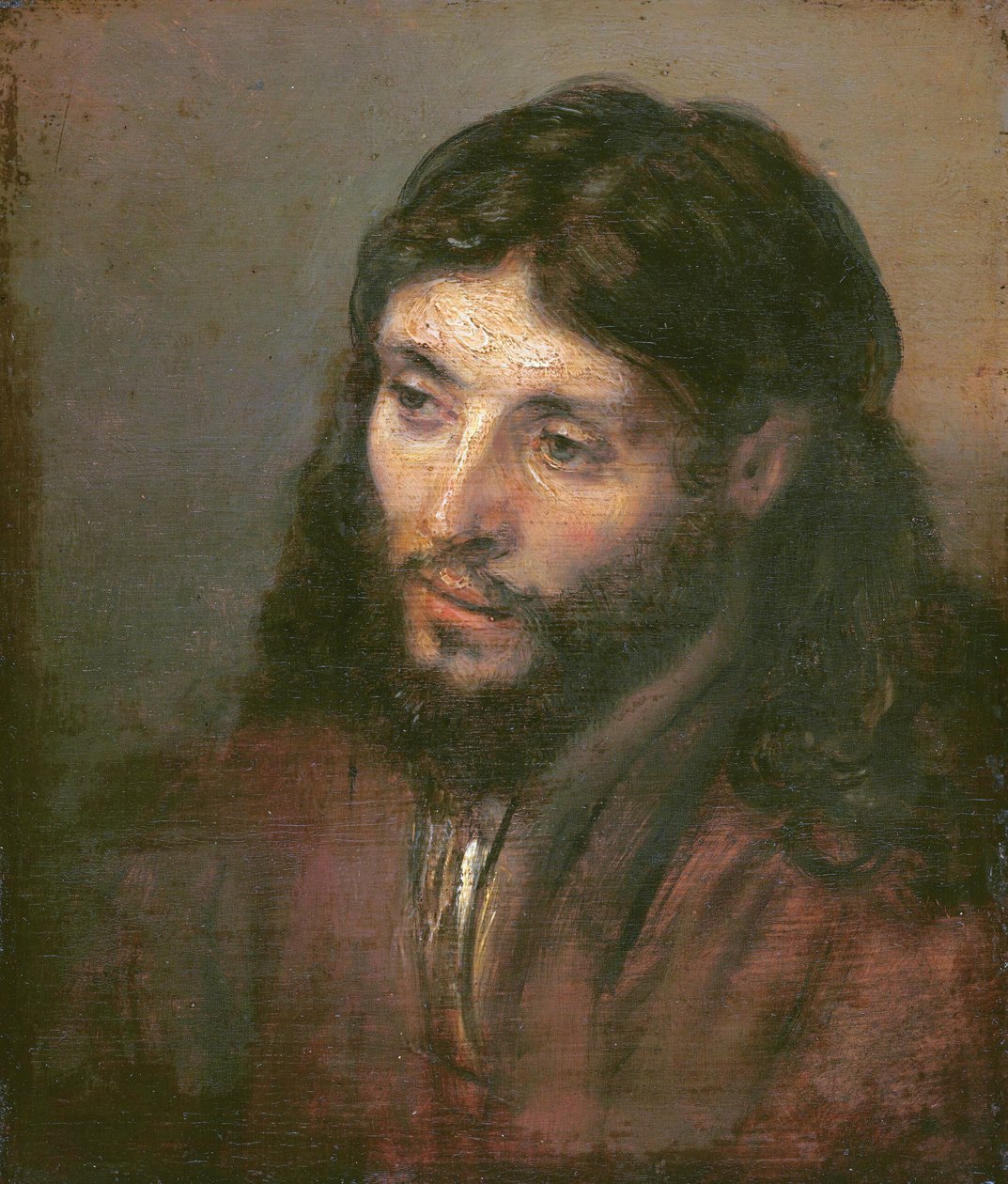 Christuskopf, um 1648 von Rembrandt van Rijn