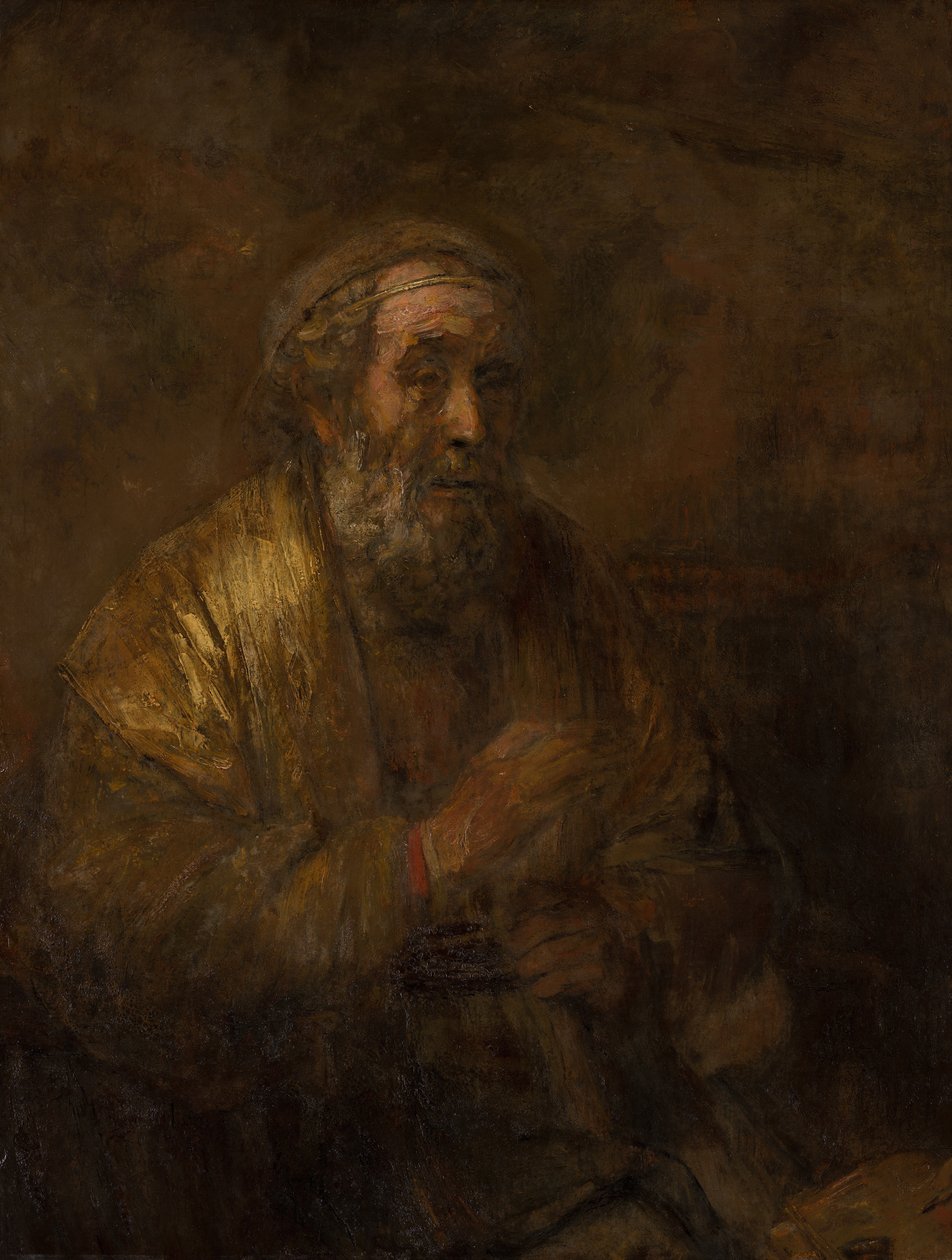 Homer diktiert einem Schreiber von Rembrandt van Rijn