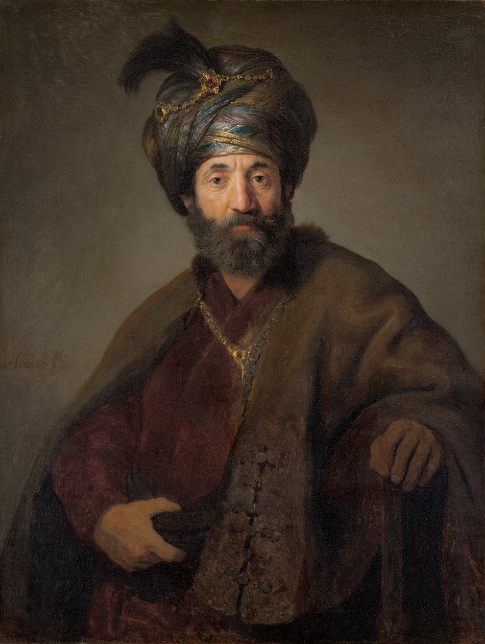 Mann in orientalischer Tracht, ca. 1635 von Rembrandt van Rijn