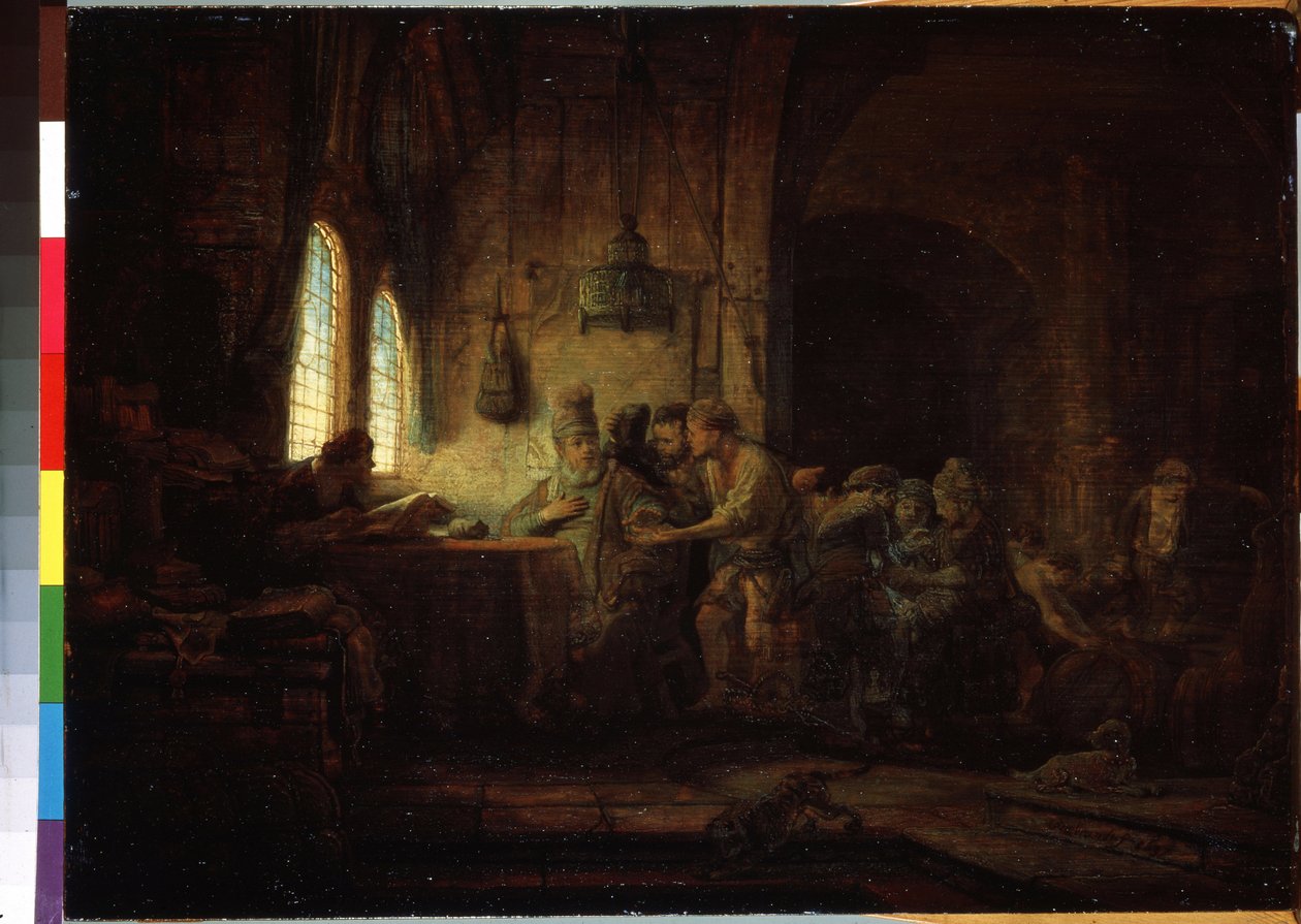 Gleichnis von den Arbeitern im Weinberg von Rembrandt Harmensz. van Rijn