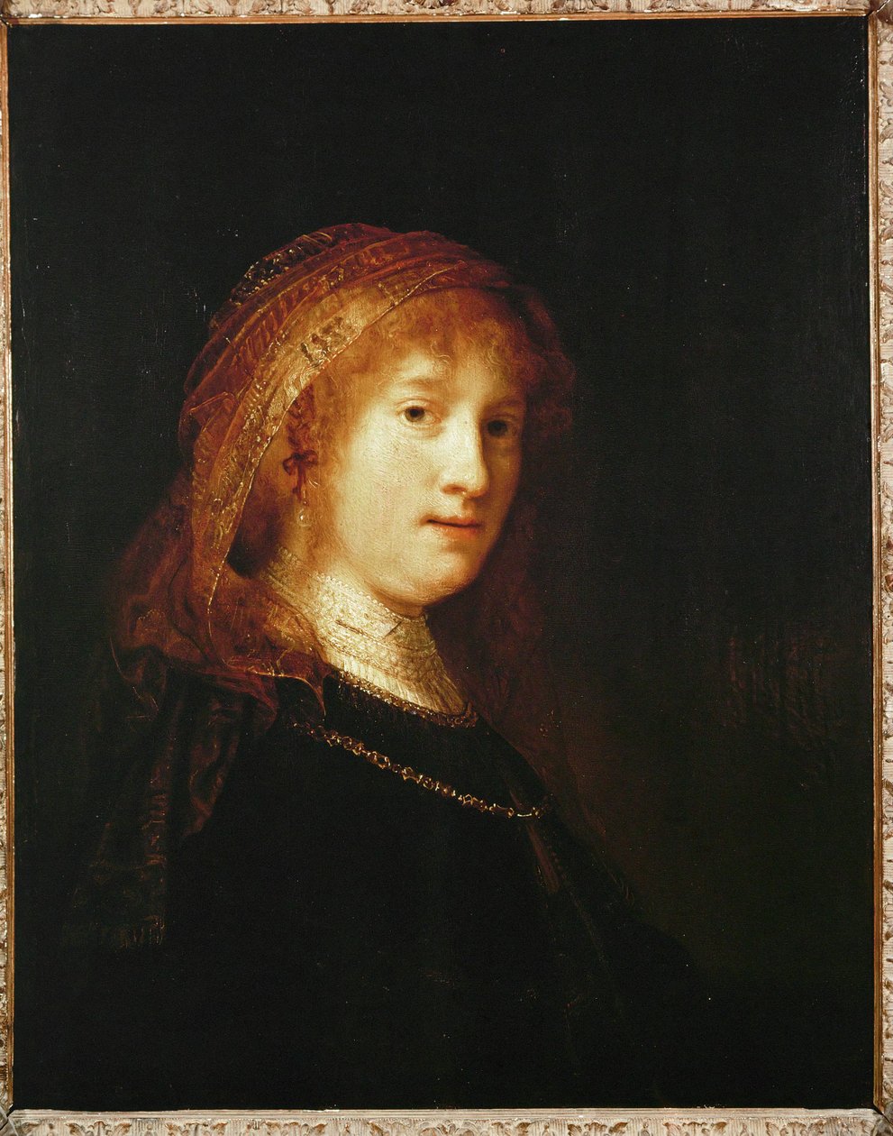 Saskia mit Schleier von Rembrandt Harmensz. van Rijn