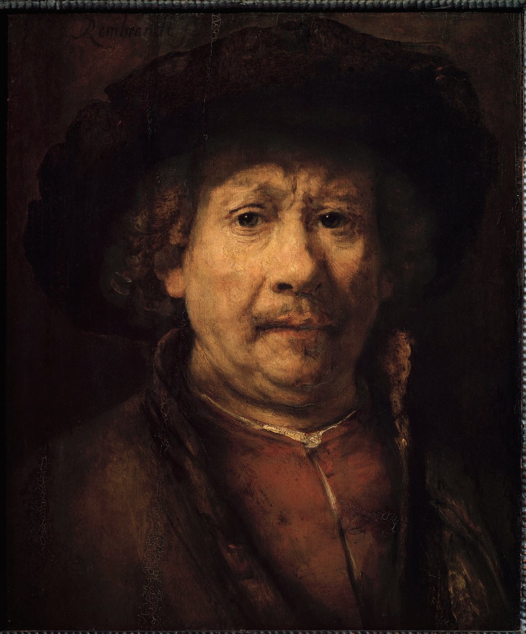 Kleines Selbstporträt von Rembrandt van Rijn