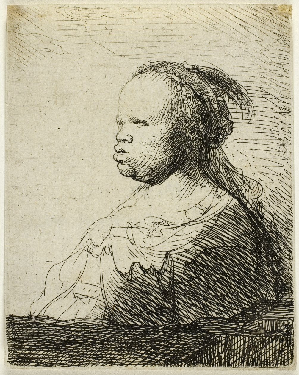 Die Weiße Negerin, ca. 1630 von Rembrandt Harmensz. van Rijn