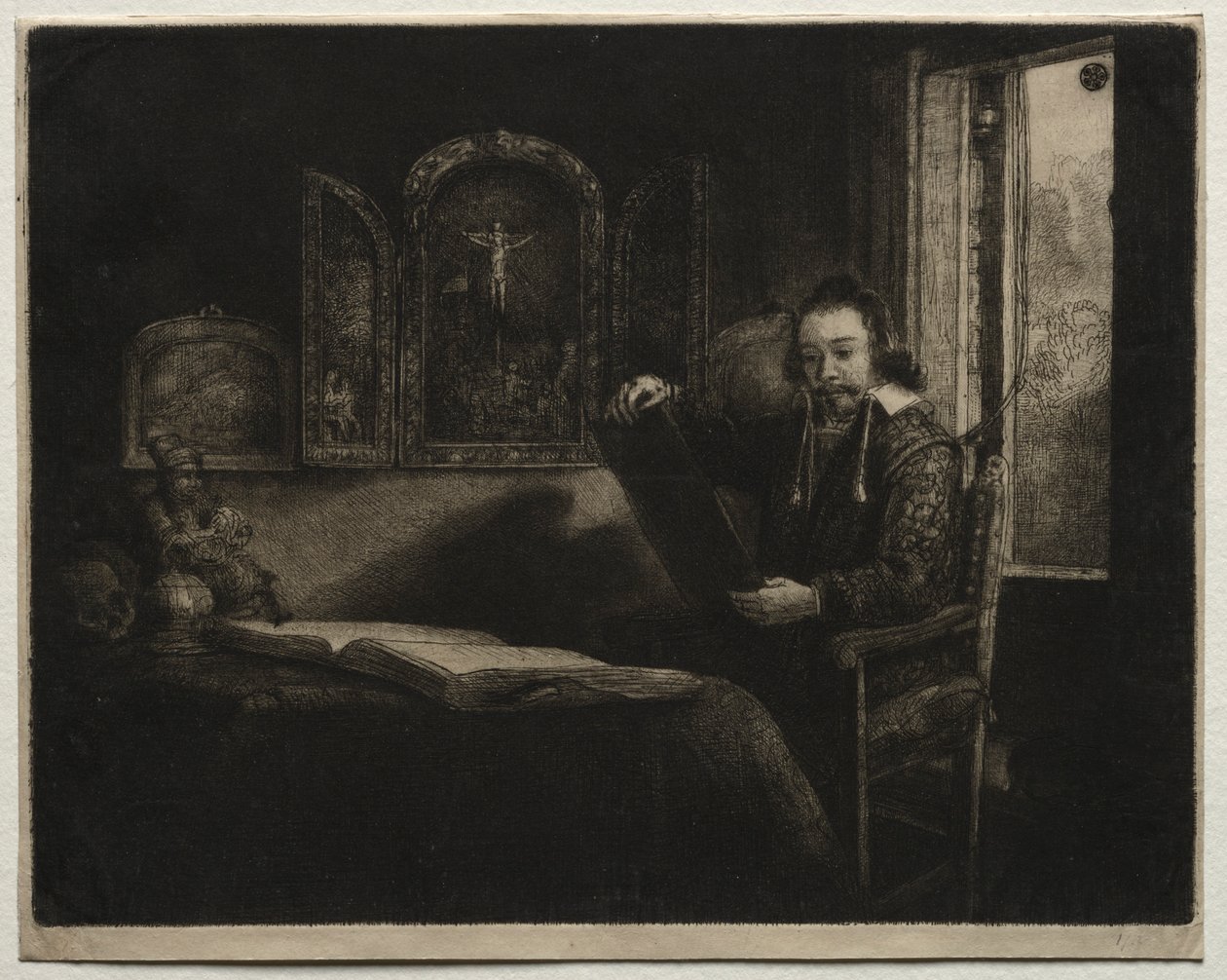 Abraham Francen, Apotheker, ca. 1657 von Rembrandt van Rijn