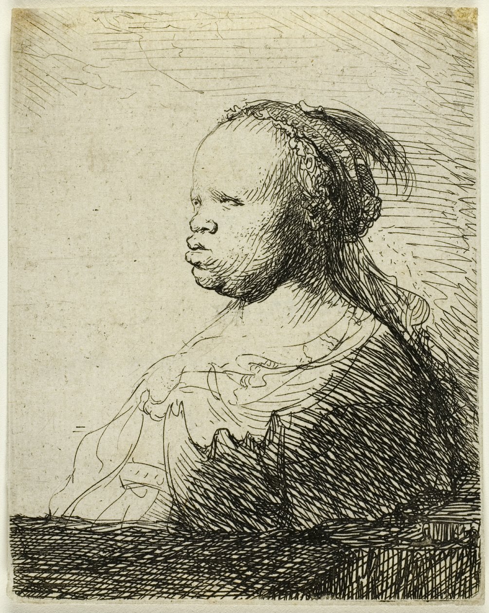 Eine afrikanische Frau von Rembrandt van Rijn