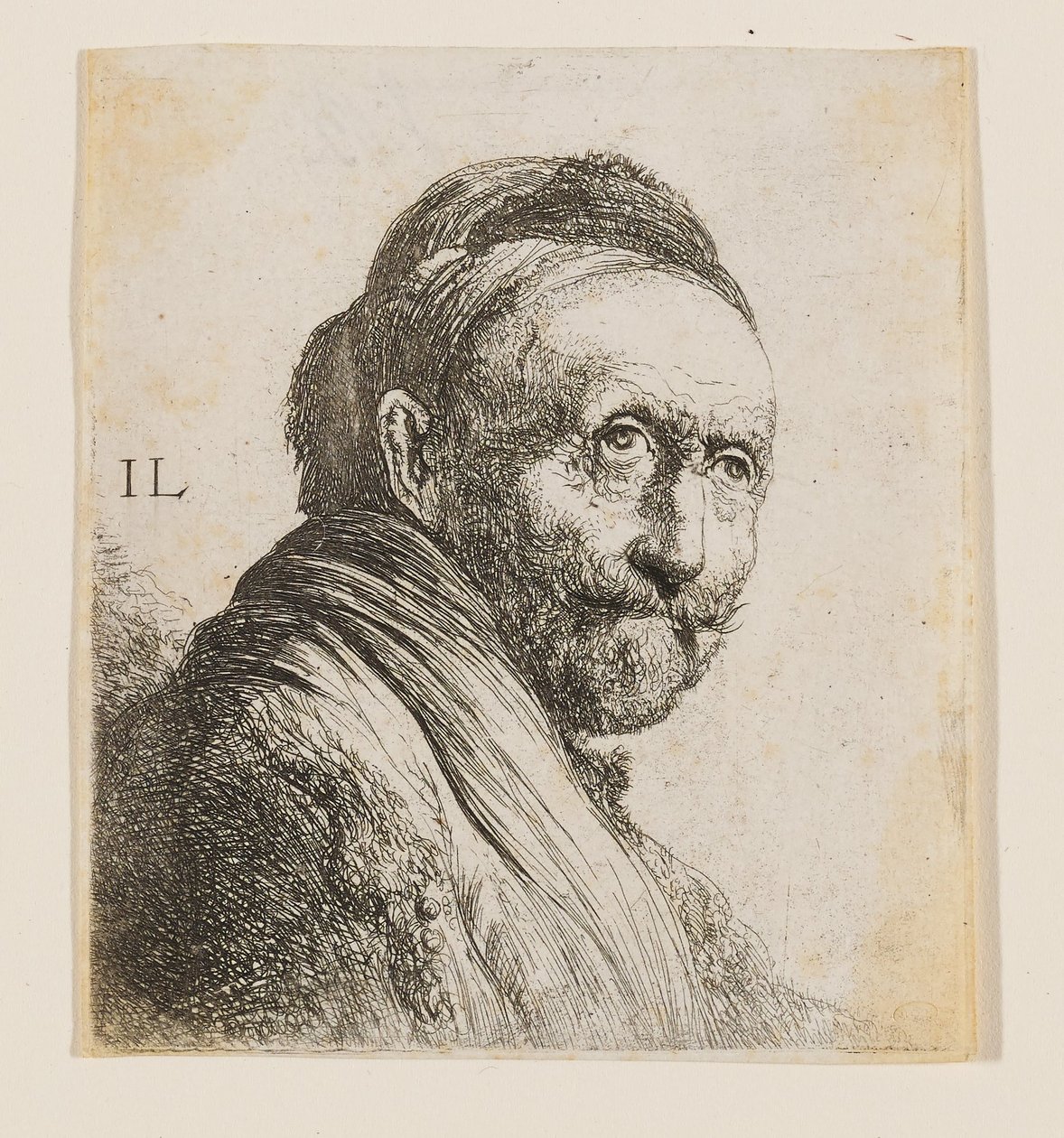 Büste eines alten Mannes von Rembrandt van Rijn