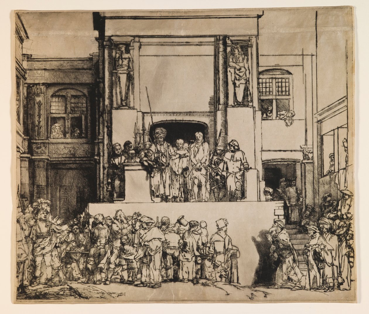 Christus dem Volk präsentiert (Ecce Homo) von Rembrandt van Rijn