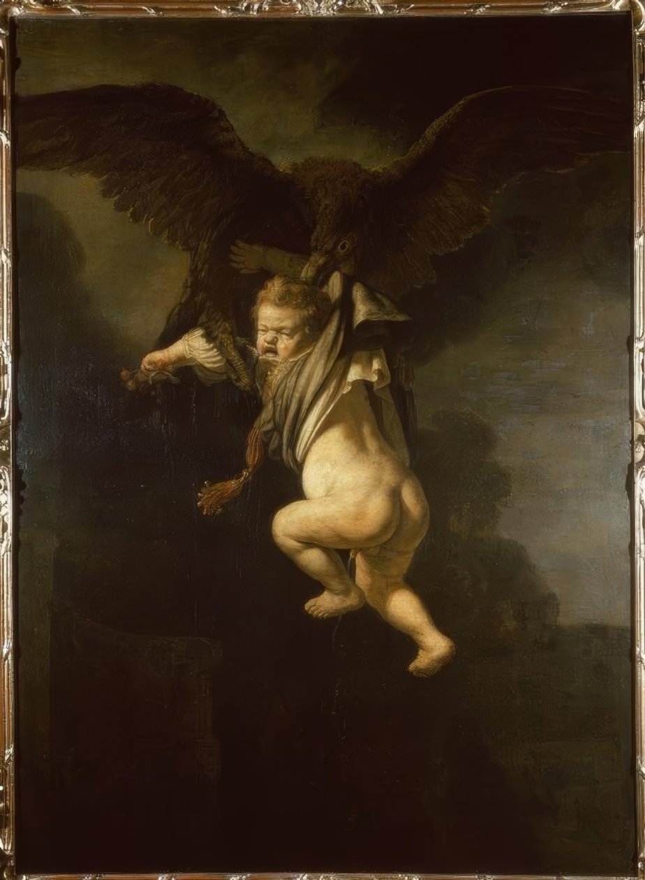 Ganymed in den Fängen des Adlers von Rembrandt van Rijn