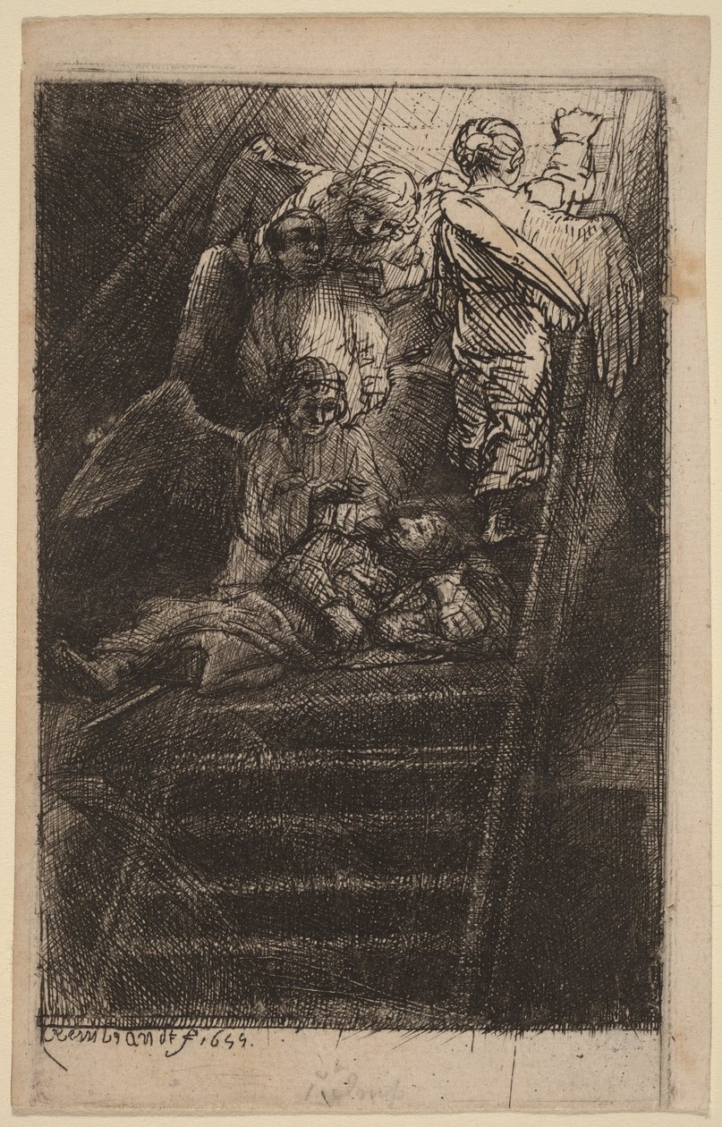 Jakobsleiter von Rembrandt van Rijn