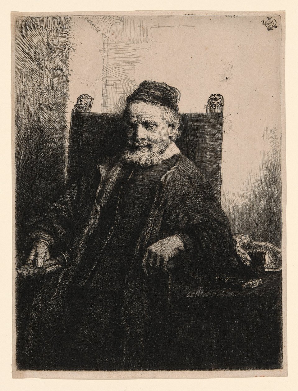 Jan Lutma, Goldschmied von Rembrandt van Rijn