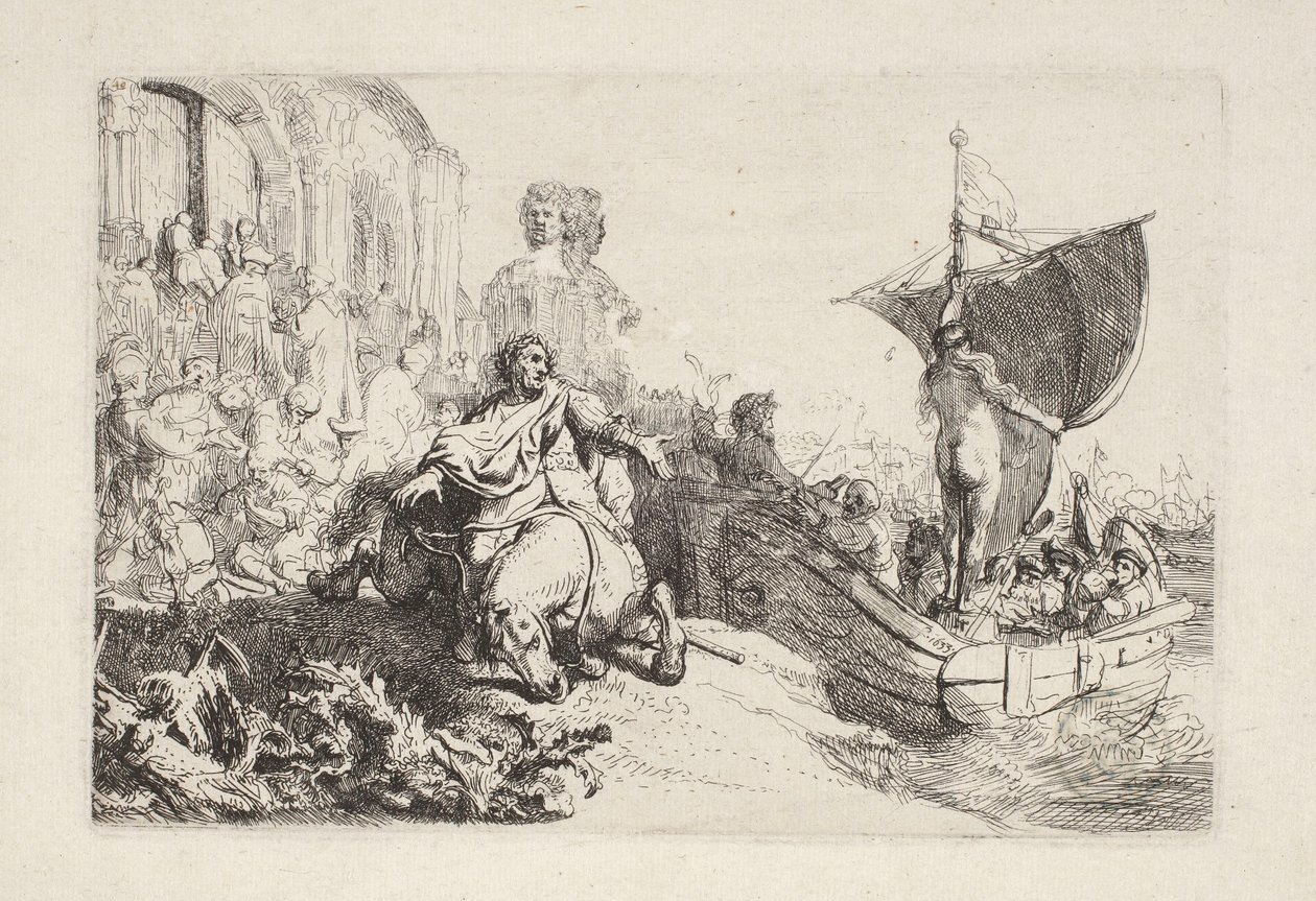 Das Schiff Fortuna von Rembrandt van Rijn