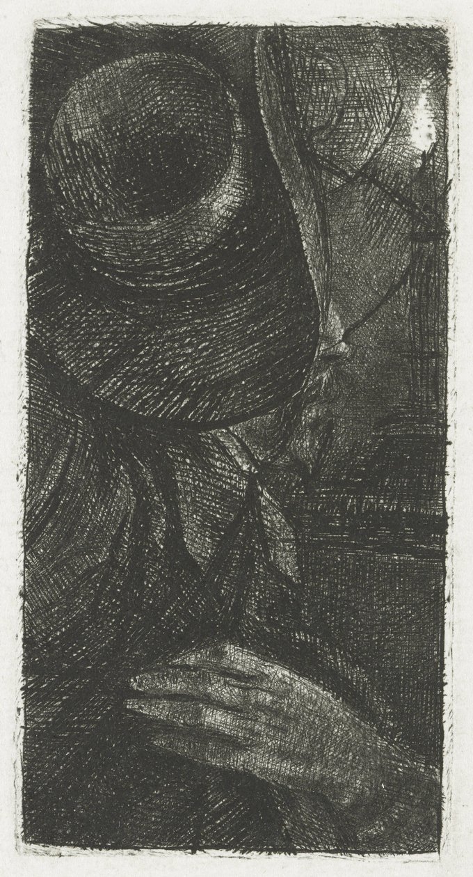 Pieter Haaringh: Hände und Hut von Rembrandt van Rijn