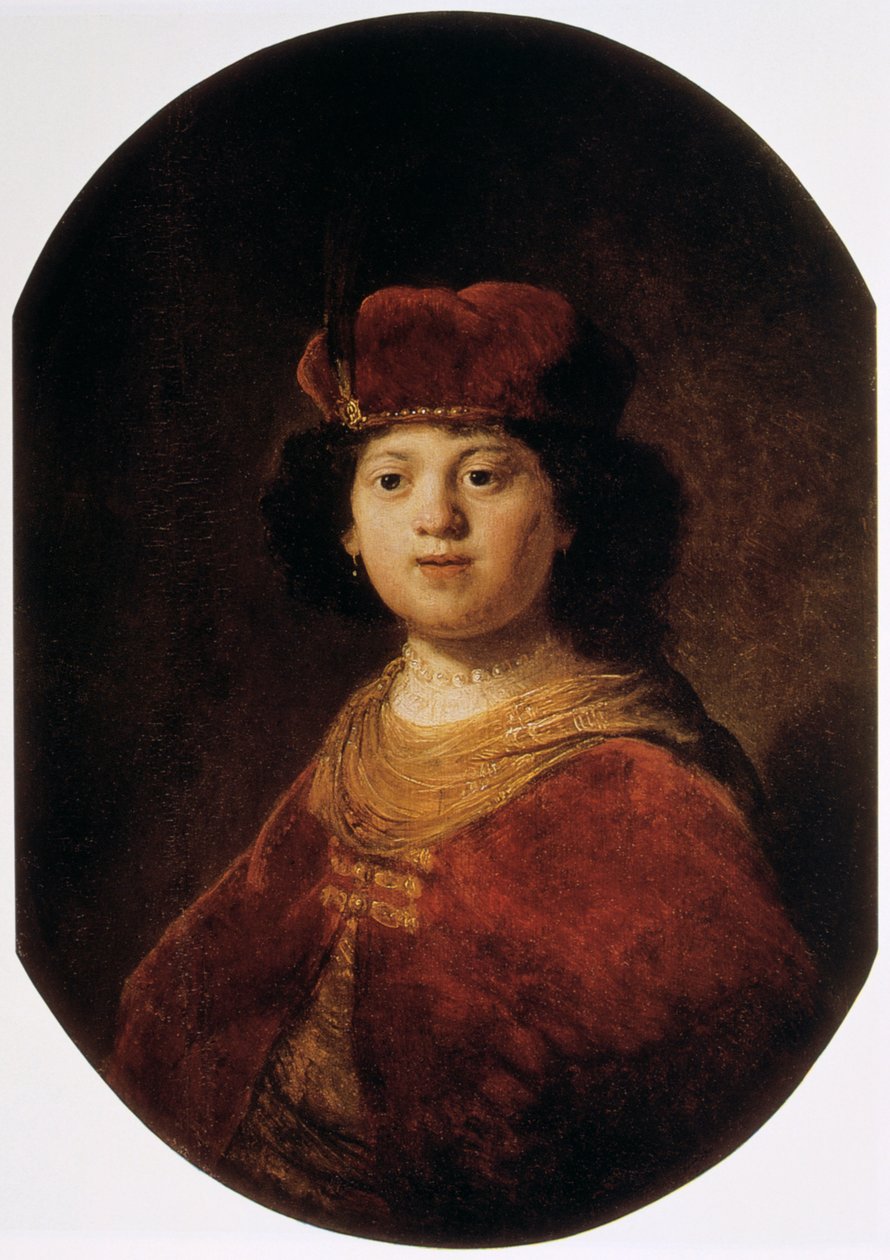 Porträt eines Jungen, 17. Jahrhundert von Rembrandt van Rijn
