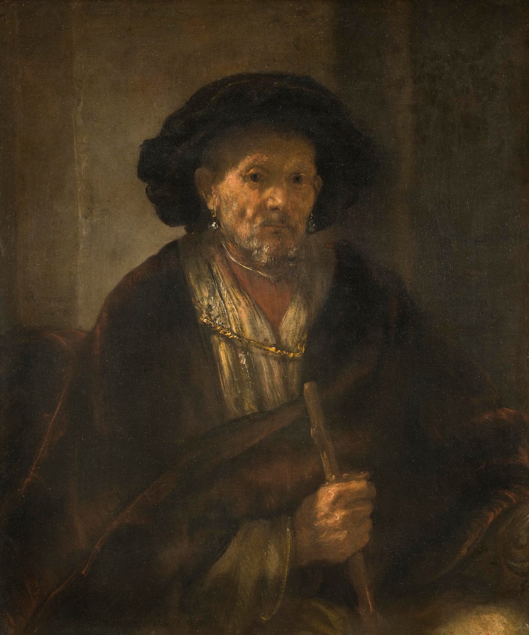 Porträt eines alten Mannes, 1655 von Rembrandt van Rijn