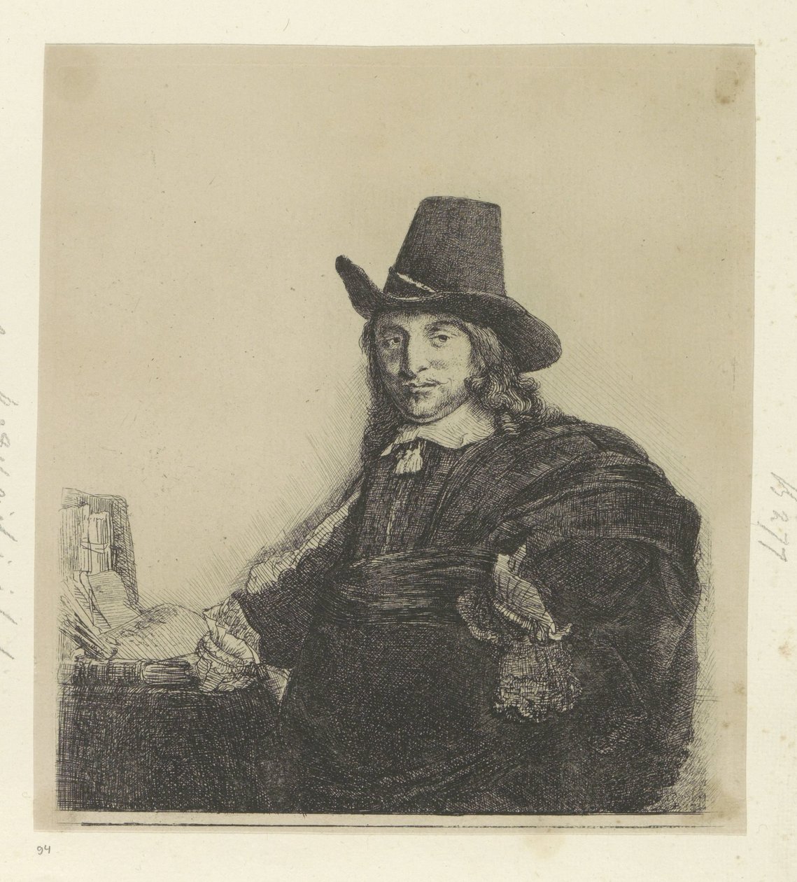 Porträt des Malers Jan Asselijn von Rembrandt van Rijn