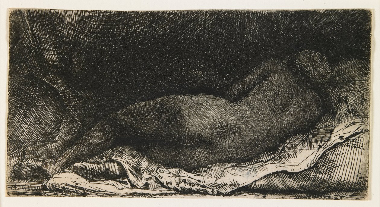 Liegende Frau von Rembrandt van Rijn