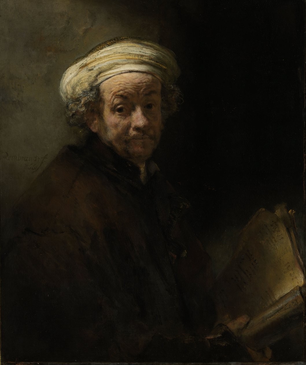 Selbstporträt als Apostel Paulus, 1661 von Rembrandt van Rijn