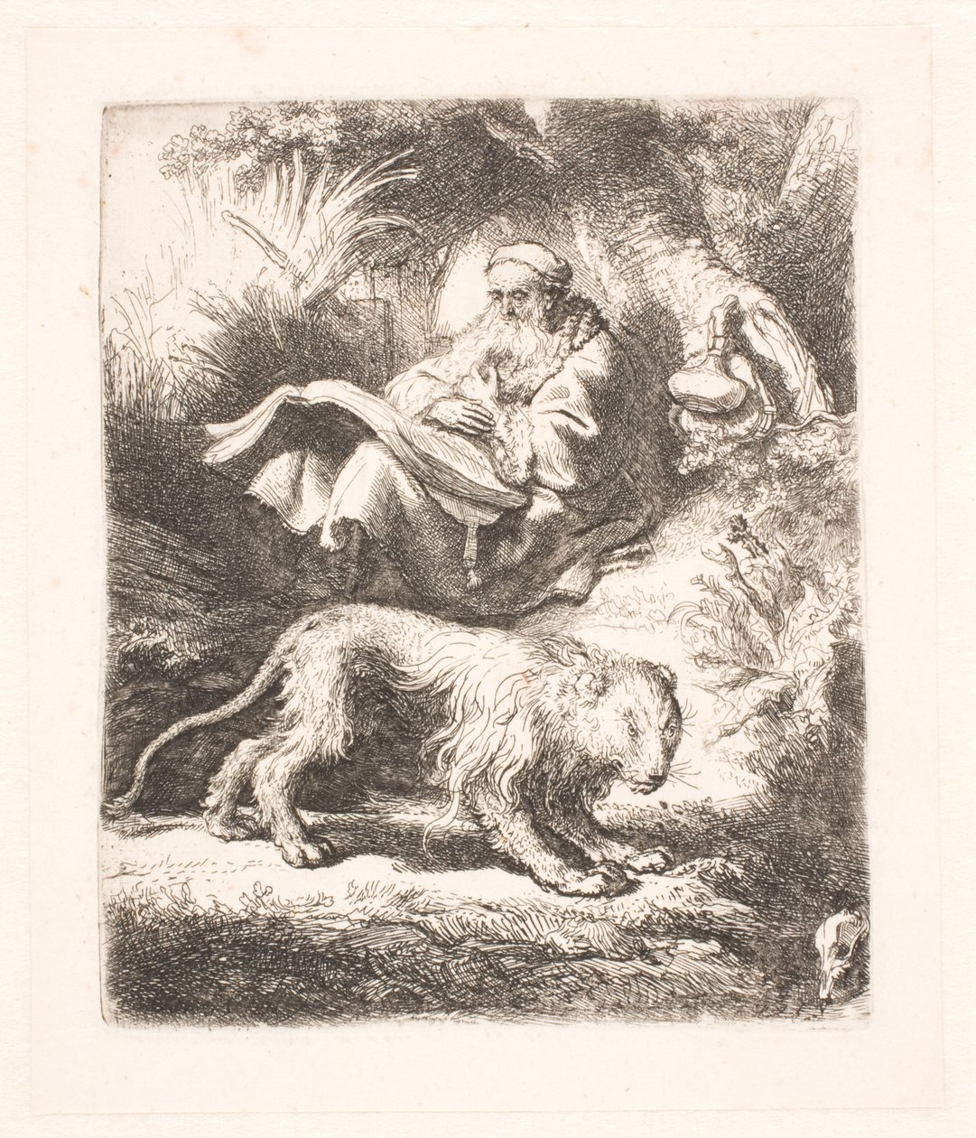 Der heilige Hieronymus beim Lesen von Rembrandt van Rijn