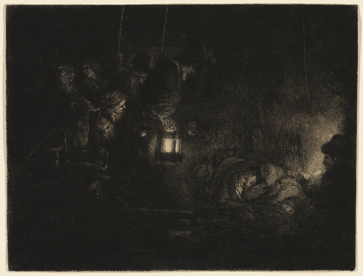 Die Anbetung der Hirten: Ein Nachtstück von Rembrandt van Rijn