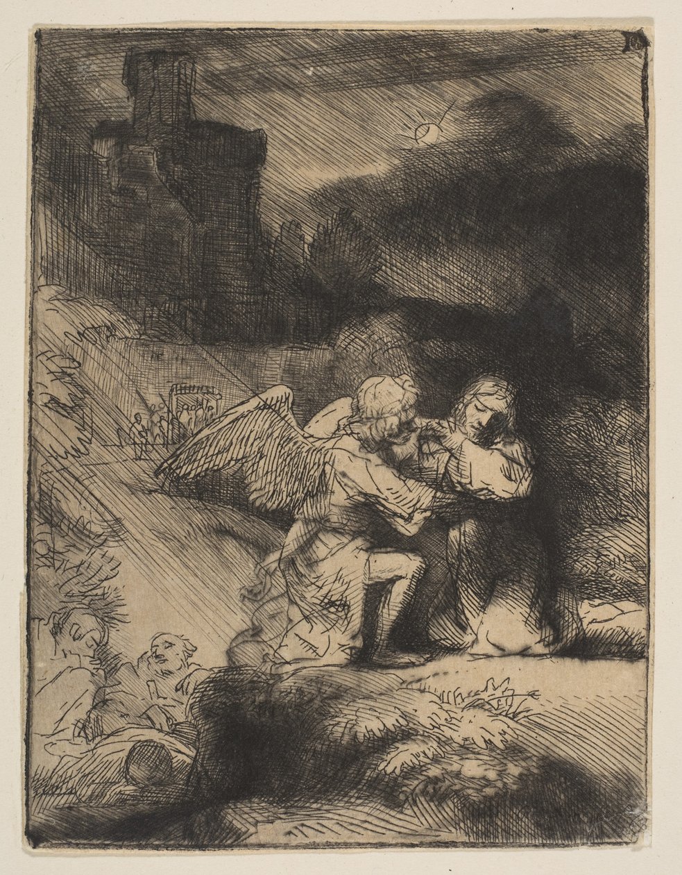 Die Agonie im Garten, ca. 1652 von Rembrandt van Rijn