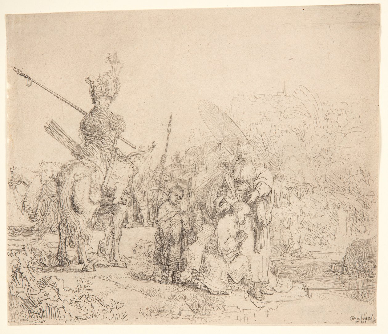 Die Taufe des Eunuchen von Rembrandt van Rijn