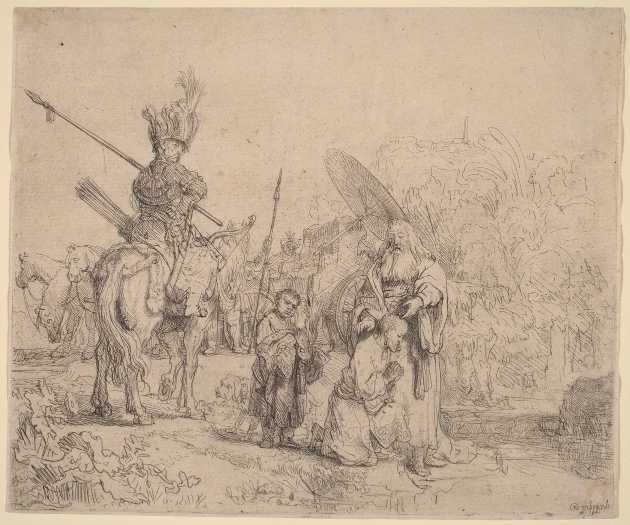 Die Taufe des Eunuchen von Rembrandt van Rijn