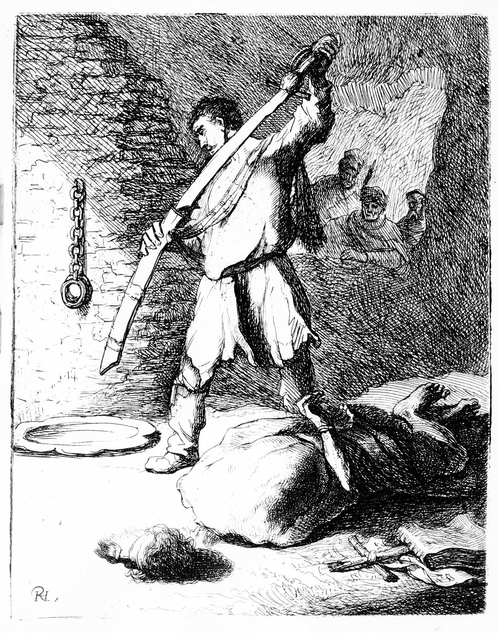 Die Enthauptung Johannes des Täufers, ca. 1627 von Rembrandt van Rijn