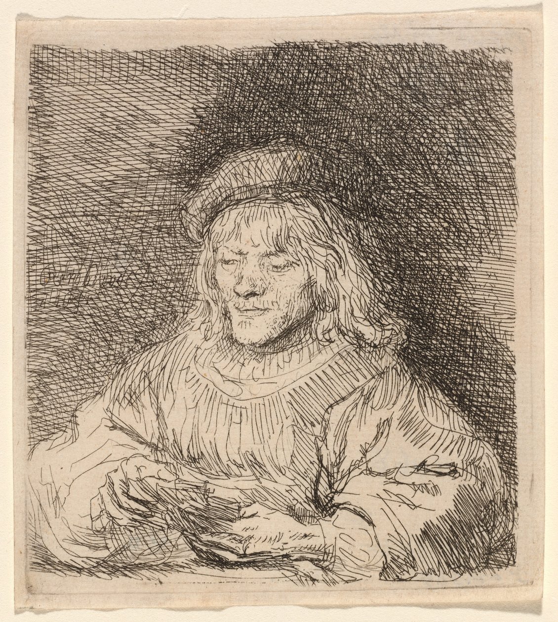 Der Kartenspieler von Rembrandt van Rijn