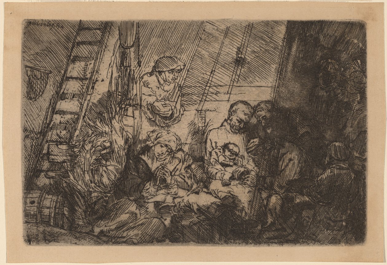 Die Beschneidung im Stall von Rembrandt van Rijn