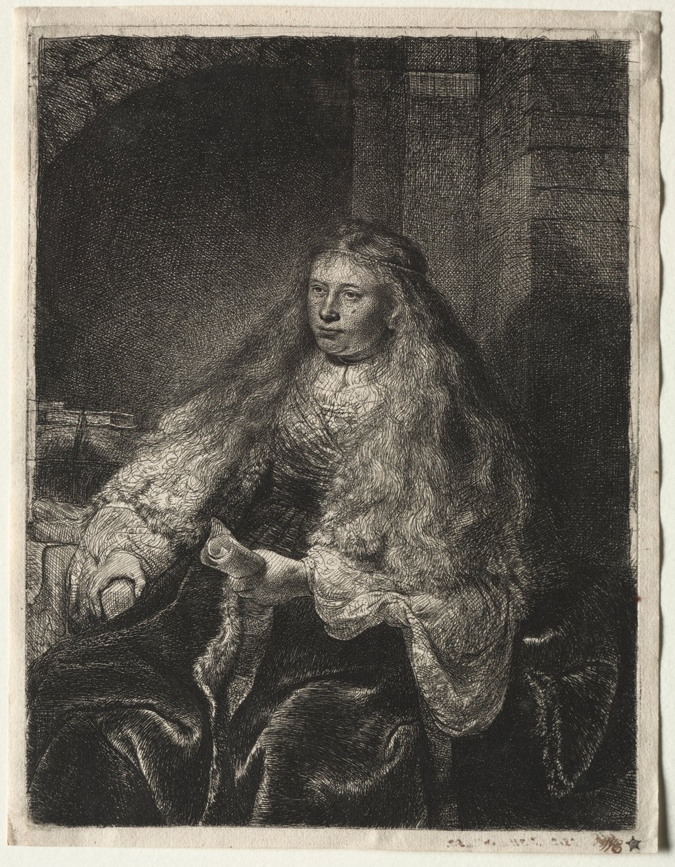 Die große jüdische Braut, 1634 von Rembrandt van Rijn