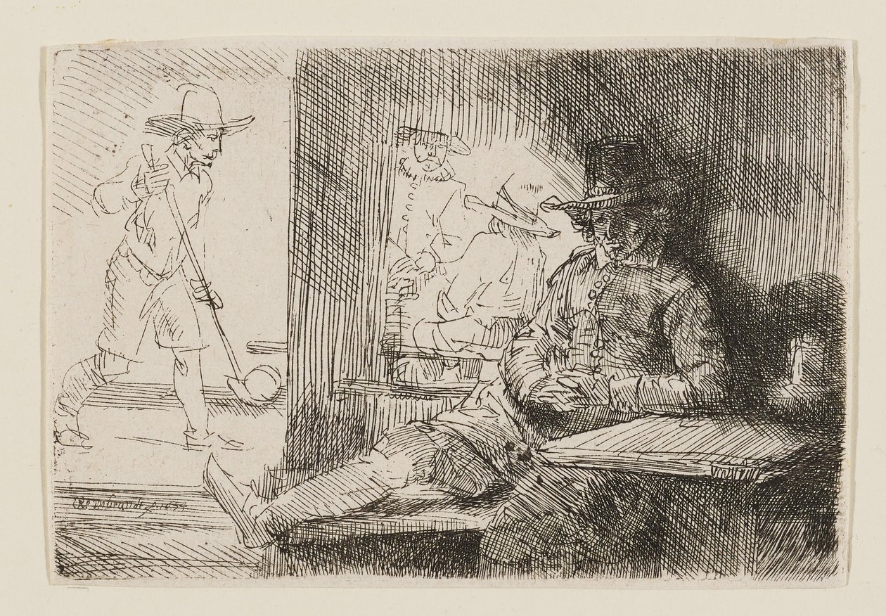 Der Kolfspieler von Rembrandt van Rijn