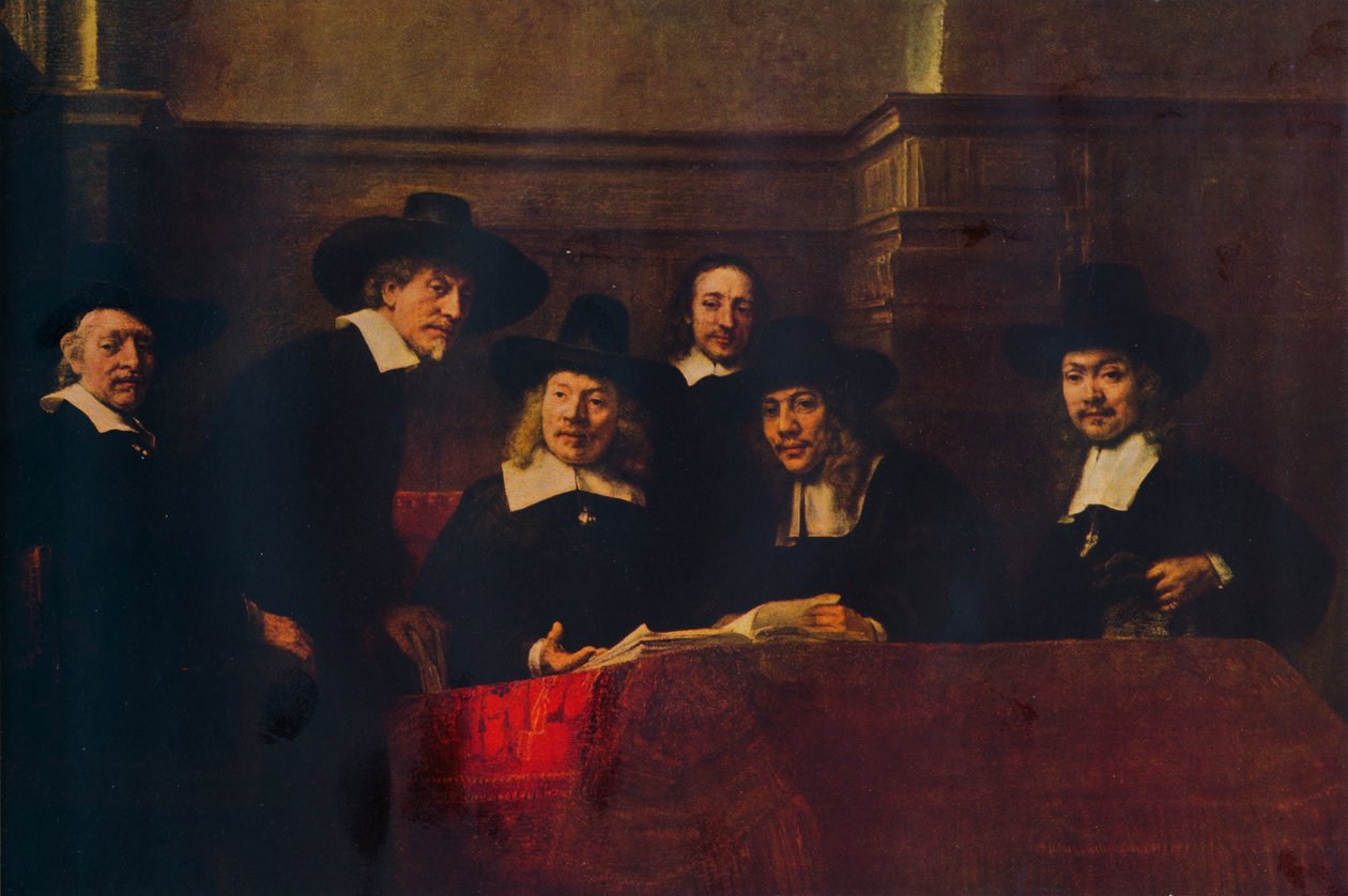 Die Probenehmer, 1662, 1938 von Rembrandt van Rijn