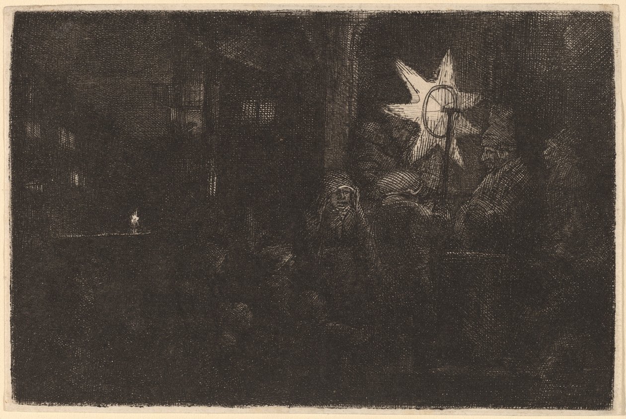 Der Stern der Könige: ein Nachtstück von Rembrandt van Rijn