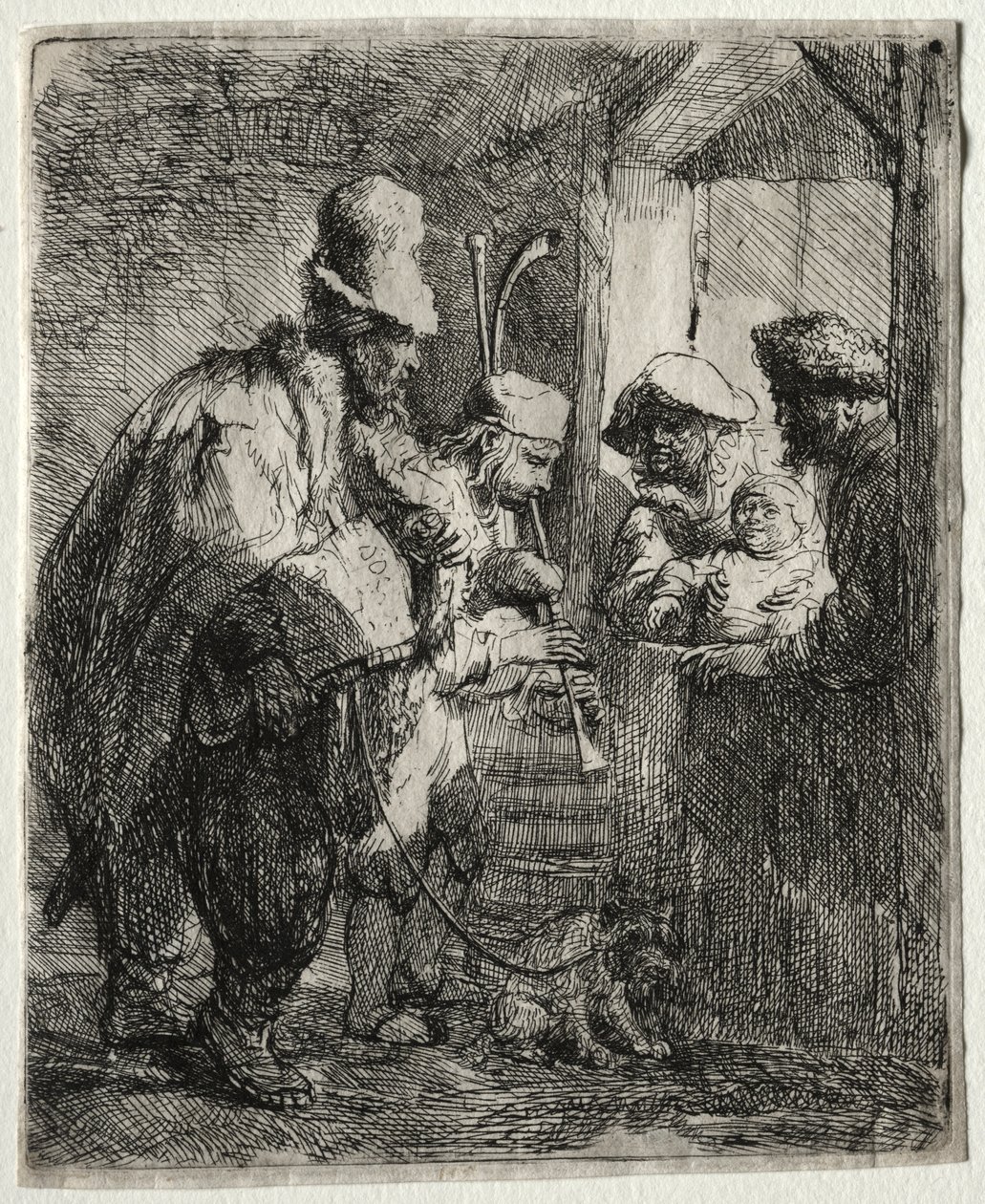 Die umherziehenden Musiker, ca. 1635 von Rembrandt van Rijn