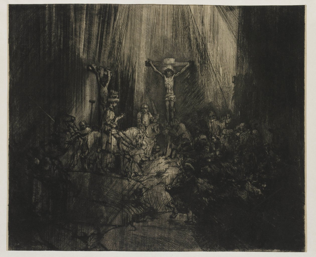 Die drei Kreuze von Rembrandt van Rijn