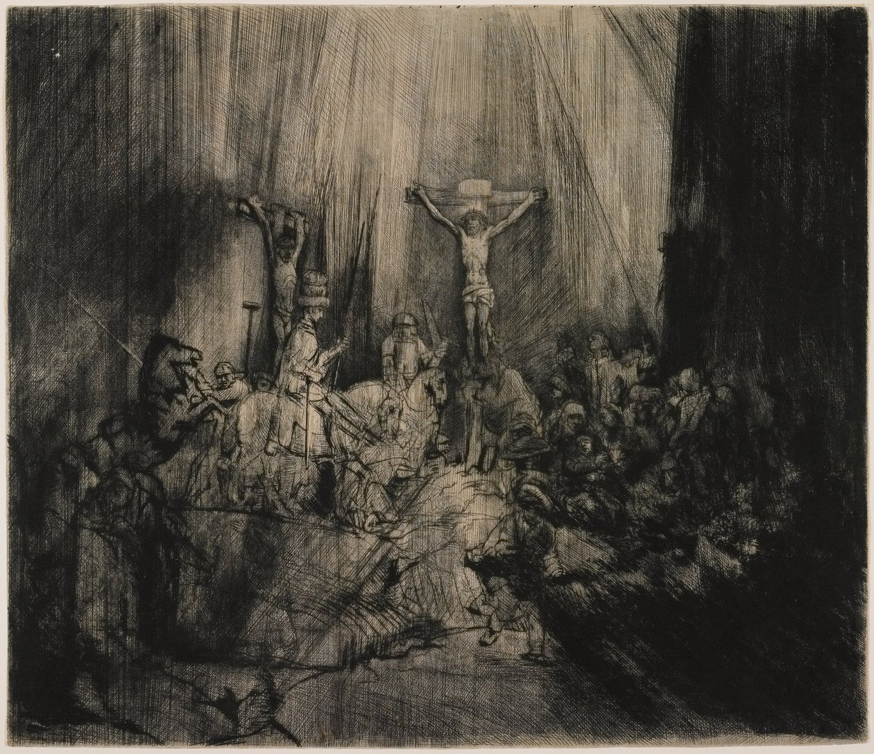 Die drei Kreuze von Rembrandt van Rijn