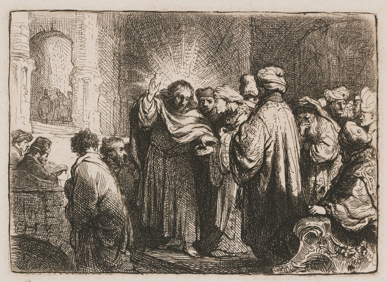 Das Zinsgroschen von Rembrandt van Rijn