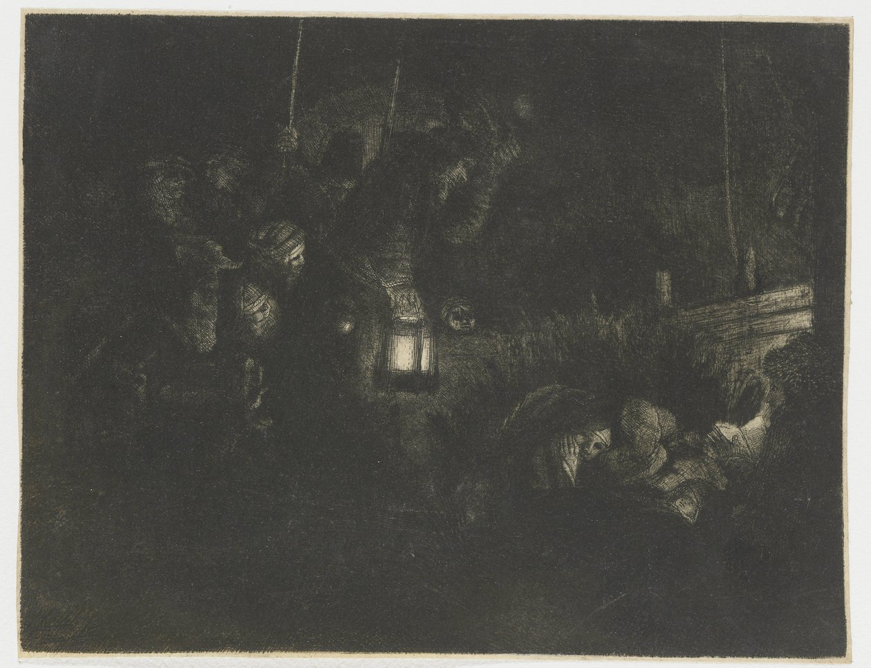 Die Anbetung der Hirten: ein Nachtstück von Rembrandt van Rijn