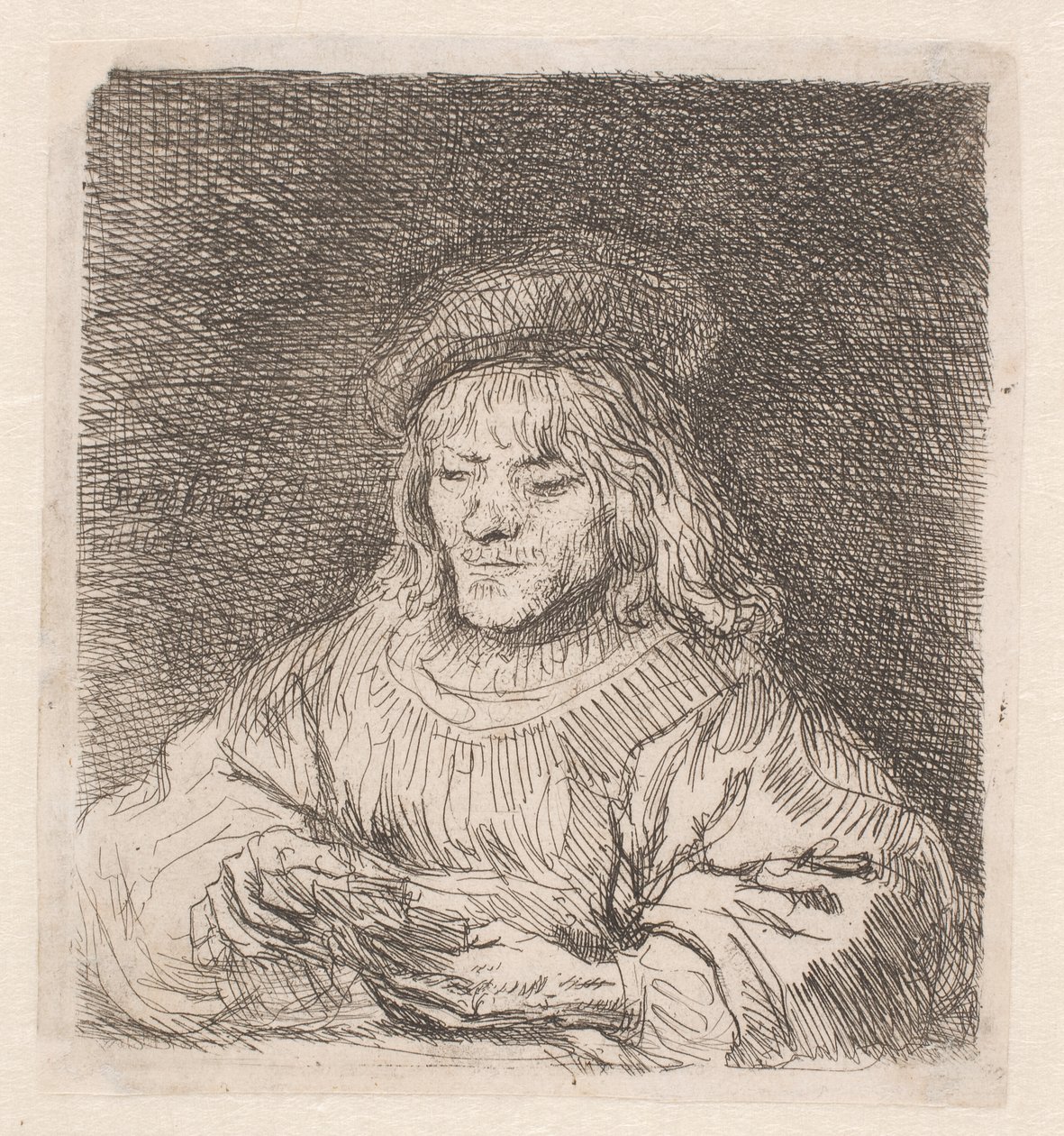 Der Kartenspieler von Rembrandt van Rijn