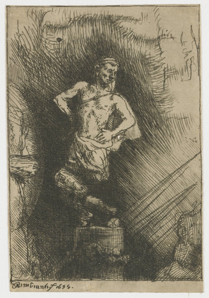 Das Bild, das Nebukadnezar sah von Rembrandt van Rijn