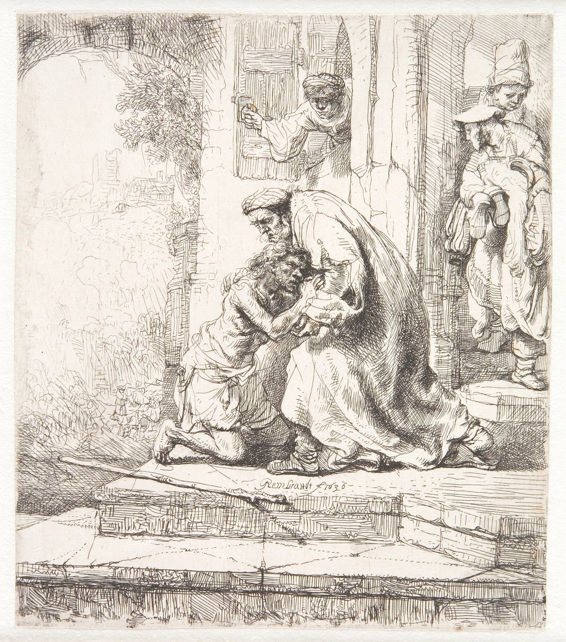 Die Rückkehr des verlorenen Sohnes von Rembrandt van Rijn