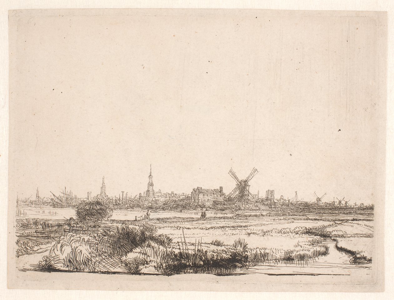 Blick auf Amsterdam von Rembrandt van Rijn