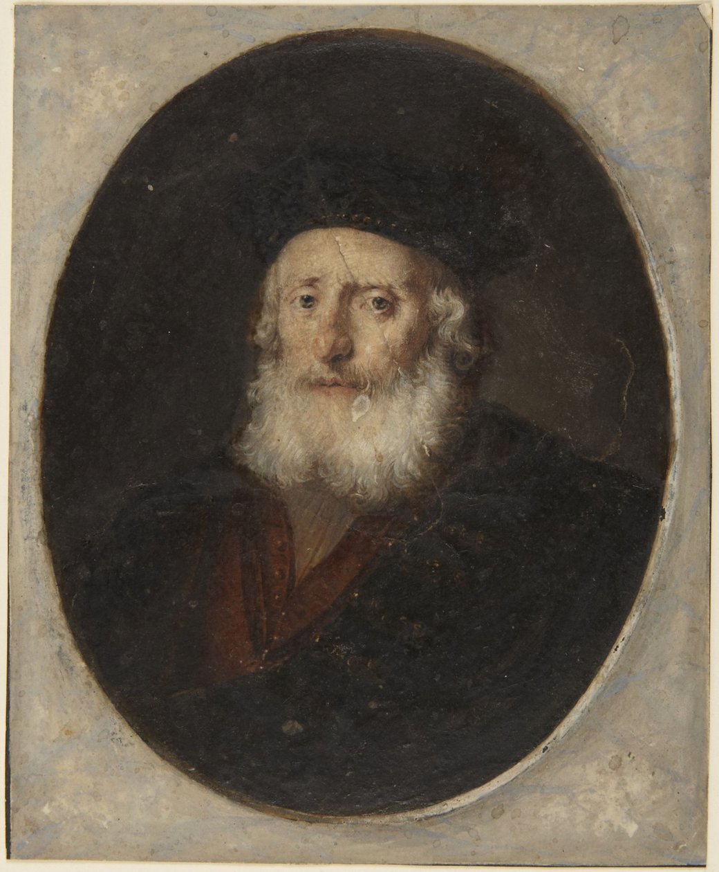 Alter Mann mit Mütze von Rembrandt van Rijn