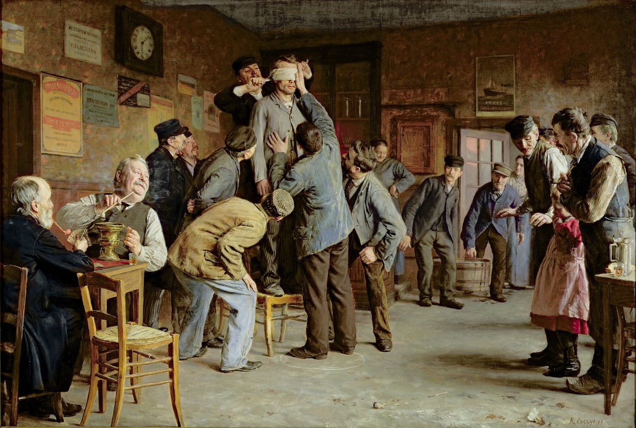 Le Bain de Pieds Inattendu, 1895 von Remy Cogghe