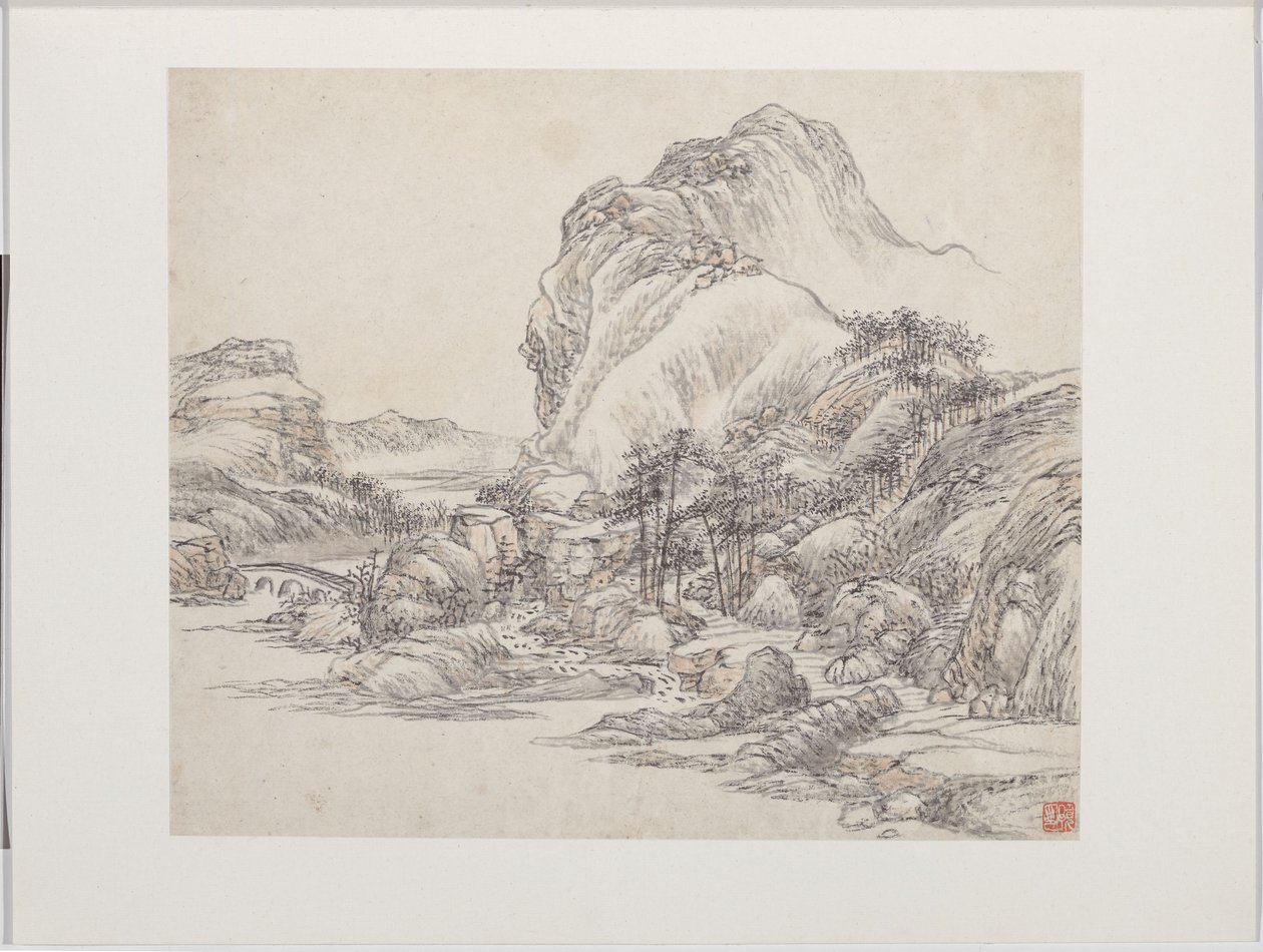 Album der Landschaften von Ren Yu