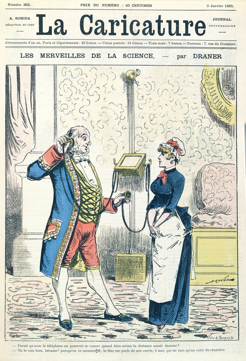 Das Telefon, Illustration aus 
