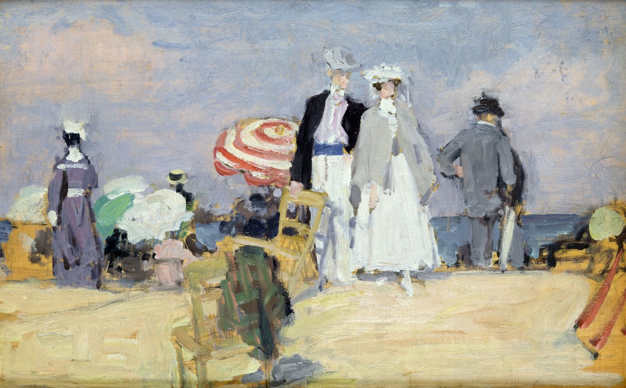 Der Strand bei Flut von René François Xavier Prinet