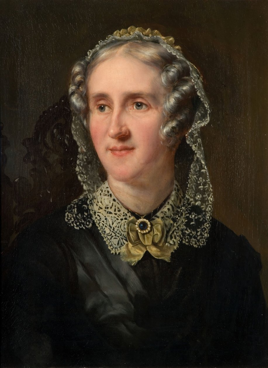 Porträt von Elizabeth Stockdale Wilkinson, 1799-1871, 1853 von Reuben T W Sayers