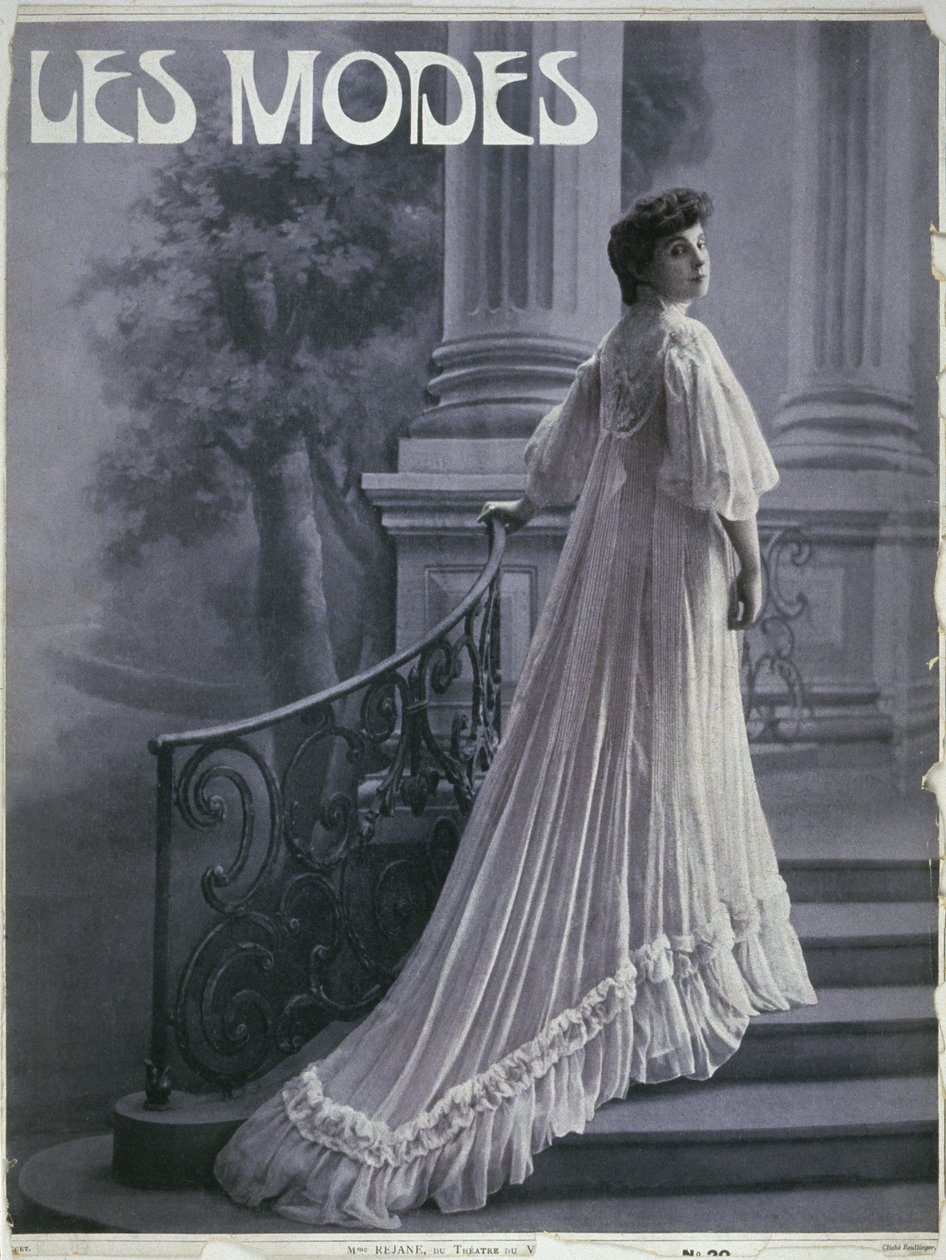 Madame Rejane im Théâtre du Vaudeville, Titelillustration aus der Zeitschrift 